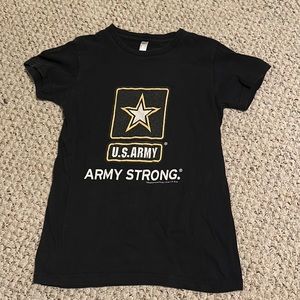 black army strong t-shirt youth medium